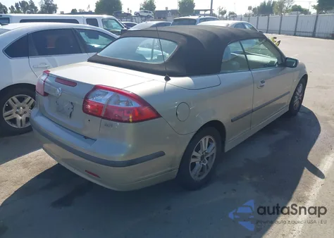 2006 Saab 9-3 2.0T из США, поврежденный, VIN YS3FD79Y866100135